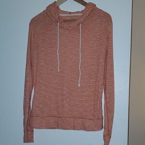 J crew Striped summer Hoodie. Size small.